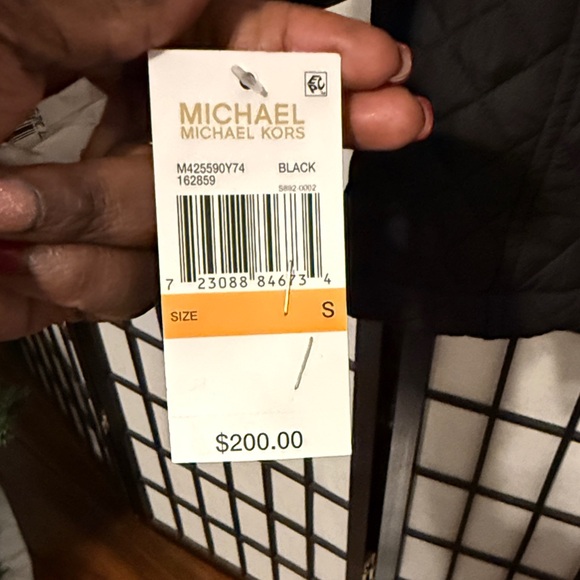 Michael Kors Black Quilted Puffer Jacket - Picture 8 of 8